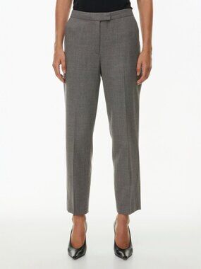 BABATON Tux 26" Ankle Pants Heather Grey Sz 4 Wool Office Career Neutral Aritzia